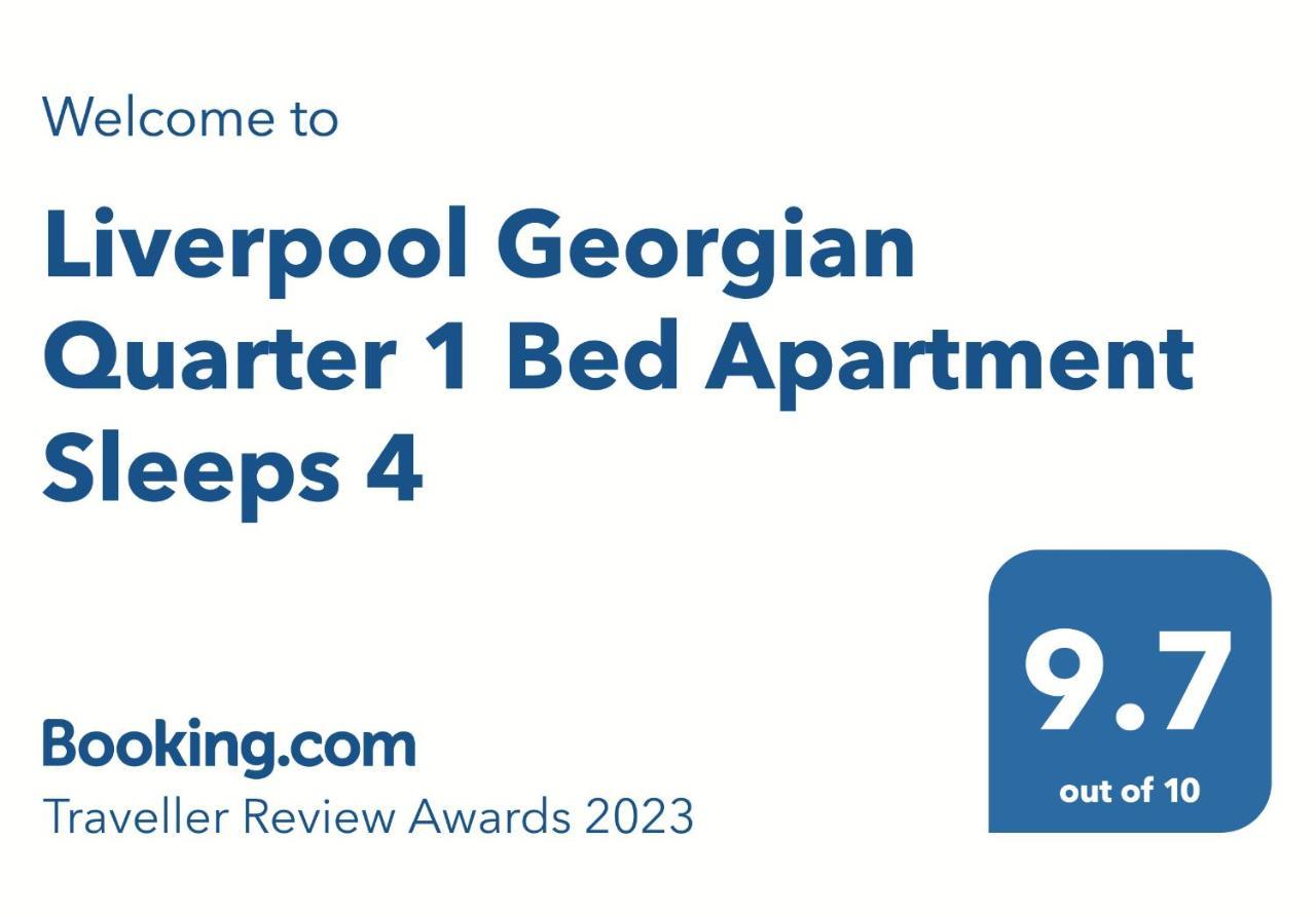 Liverpool Georgian Quarter 1 Bed Apartment Sleeps 4 Buitenkant foto